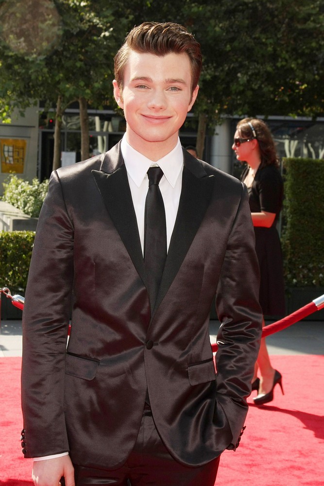 Chris Colfer;<br>2011 Primetime Creative Arts Emmy Awards - Arrivals