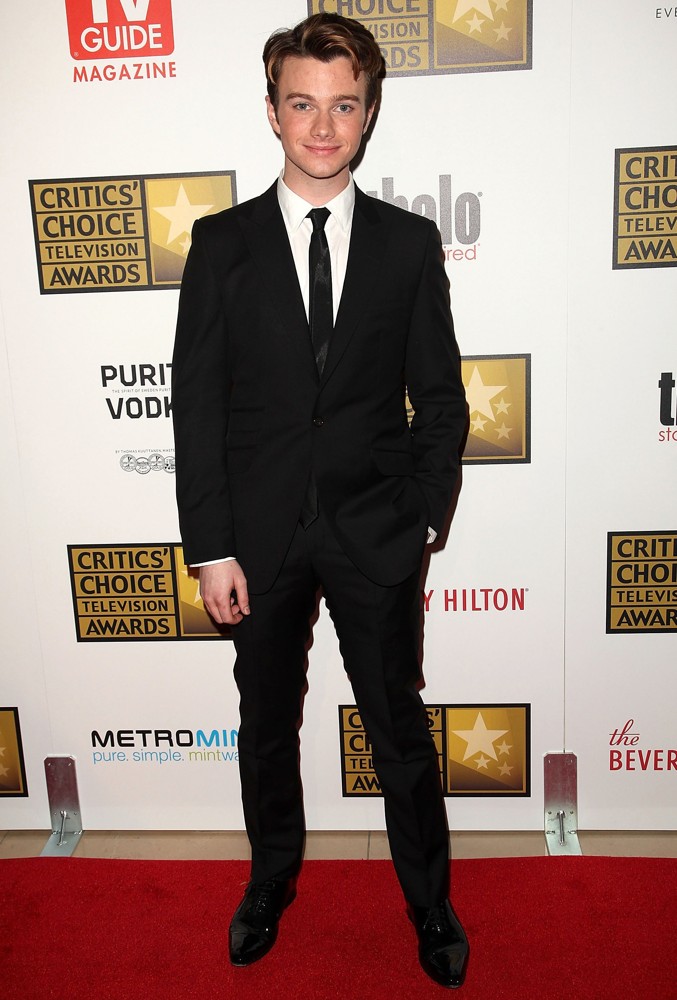 Chris Colfer;<br>2012 Critics' Choice TV Awards - Arrivals