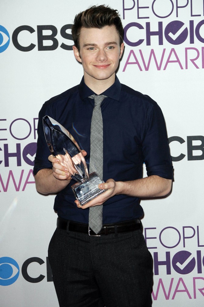 Chris Colfer;<br>People's Choice Awards 2013 - Press Room