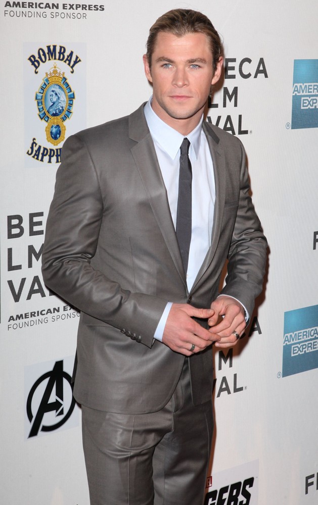 Chris Hemsworth;<br>Marvel's The Avengers Premiere During The Closing Night of The 2012 Tribeca Film Festival - Arrivals