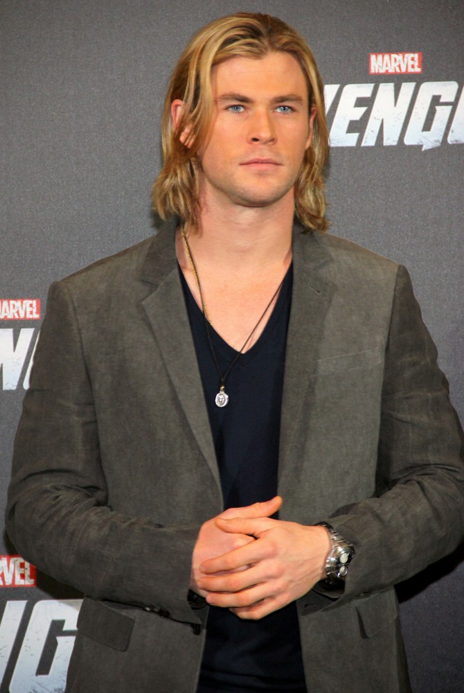 Chris Hemsworth;<br>The Photocall for The Movie Marvel's The Avengers