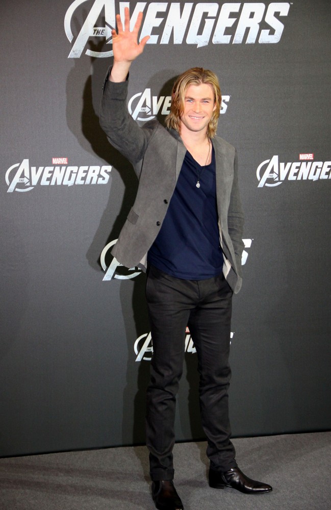 Chris Hemsworth;<br>The Photocall for The Movie Marvel's The Avengers