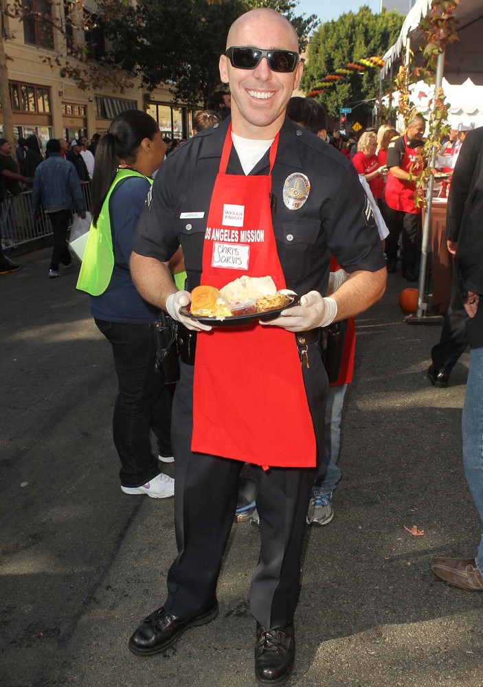 Chris Jarvis;<br>The Los Angeles Mission's Thanksgiving for Skid Row Homeless