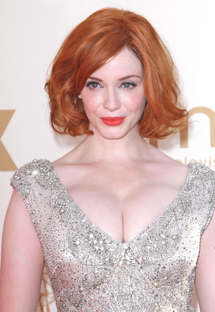 Christina Hendricks;<br>The 63rd Primetime Emmy Awards - Arrivals