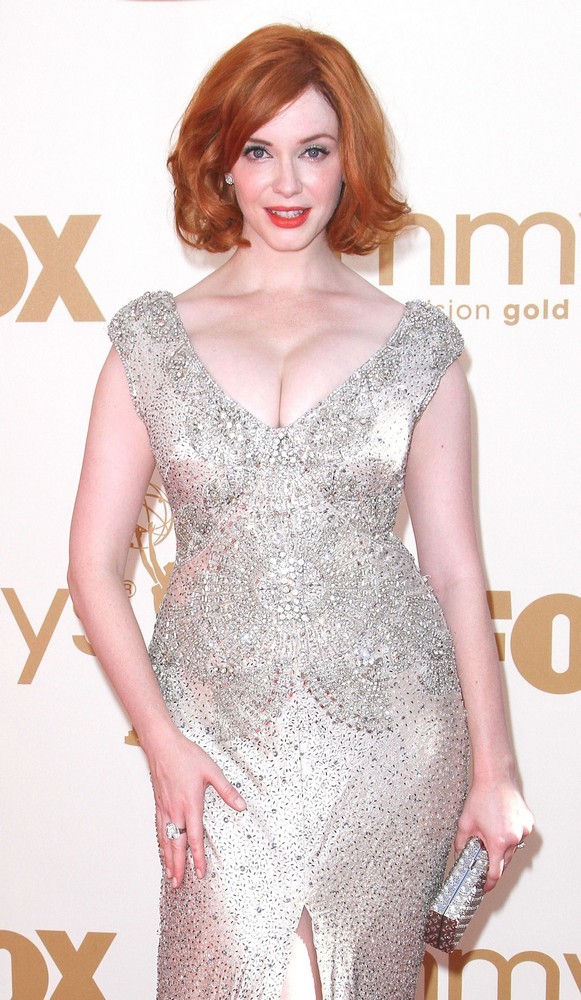 Christina Hendricks;<br>The 63rd Primetime Emmy Awards - Arrivals
