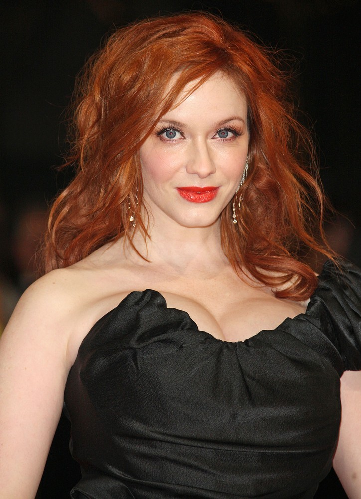 Christina Hendricks;<br>Orange British Academy Film Awards 2012 - Arrivals
