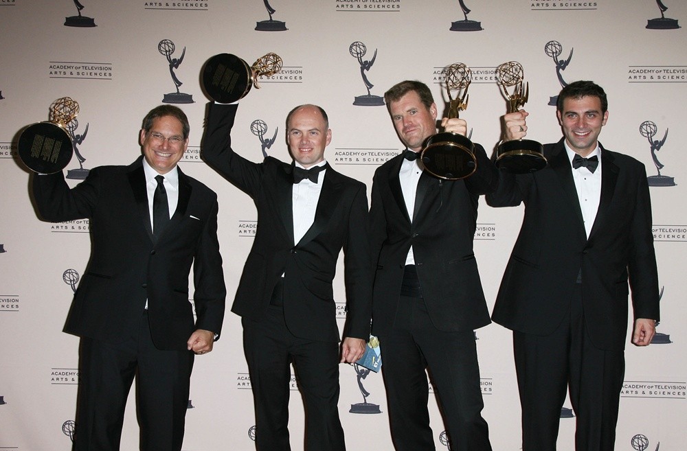 Christopher Collins;<br>2013 Primetime Creative Arts Emmy Awards - Press Room
