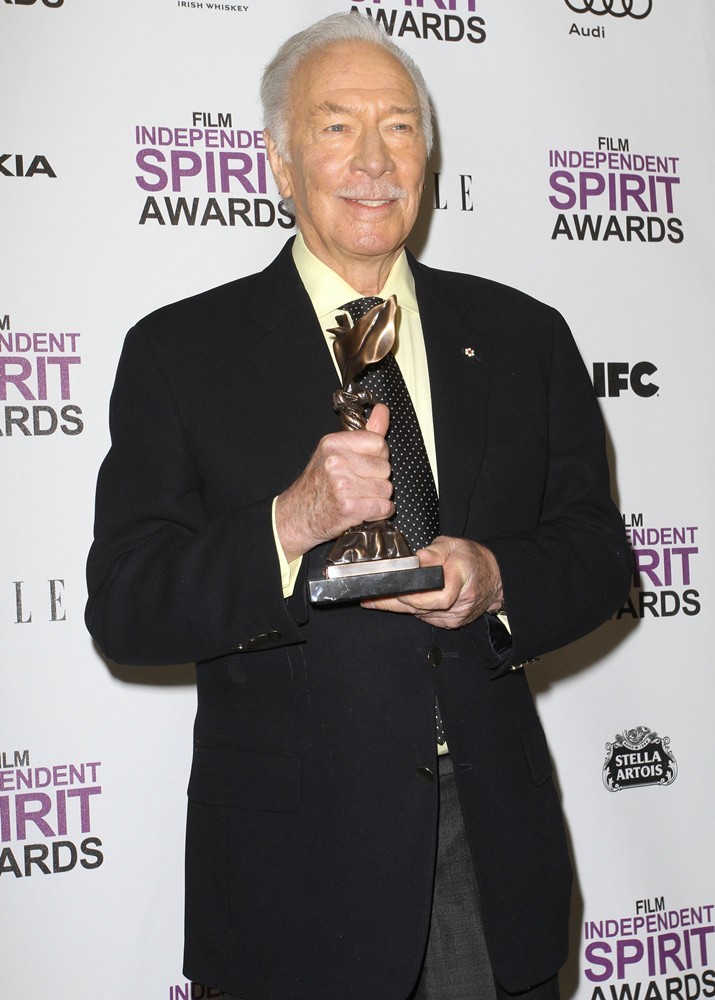 Christopher Plummer;<br>27th Annual Independent Spirit Awards - Press Room