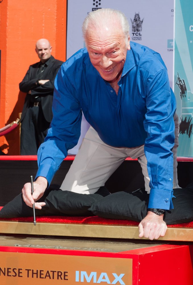 Christopher Plummer Hand and Footprint Ceremony