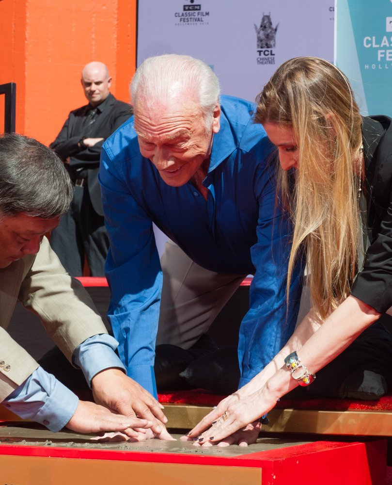 Christopher Plummer Hand and Footprint Ceremony