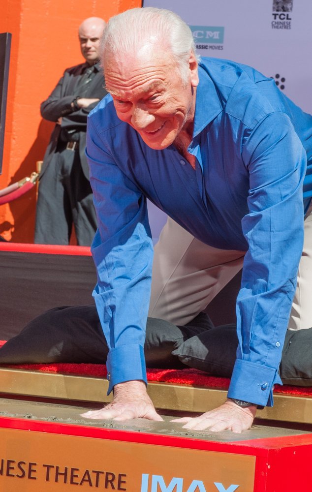 Christopher Plummer Hand and Footprint Ceremony
