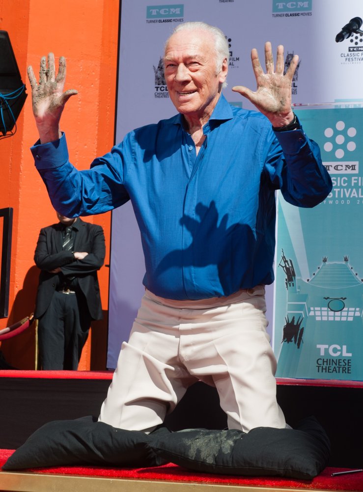 Christopher Plummer Hand and Footprint Ceremony