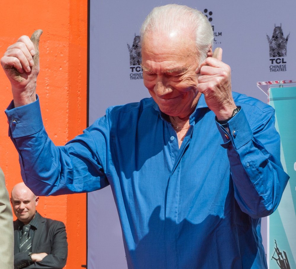 Christopher Plummer Hand and Footprint Ceremony