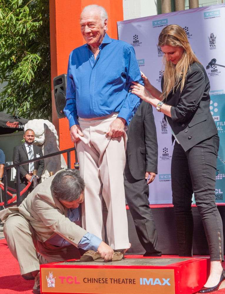 Christopher Plummer Hand and Footprint Ceremony