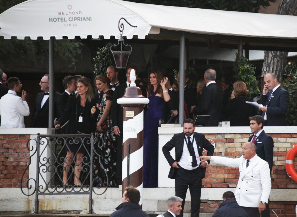 Cindy Crawford;<br>The Wedding of George Clooney and Amal Alamuddin