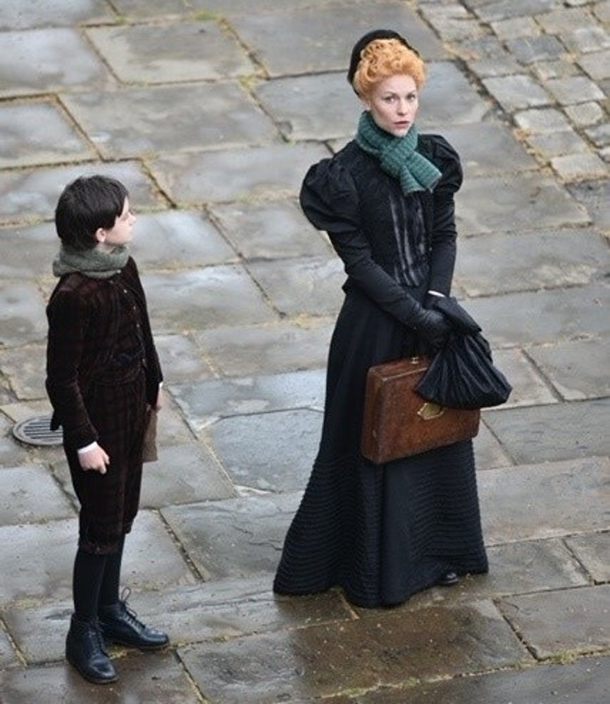 Claire Danes Filming Scenes for The Essex Serpent