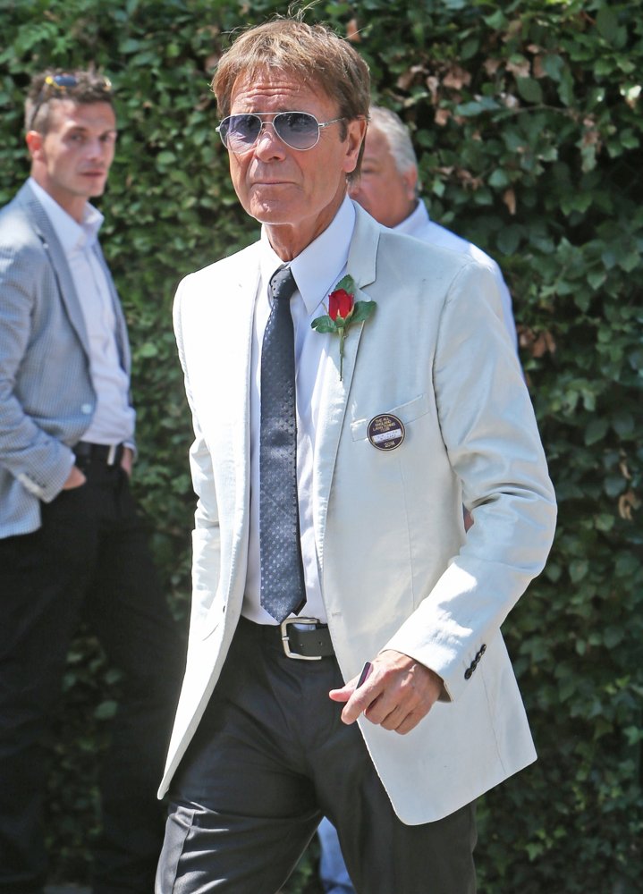 Cliff Richard;<br>Cliff Richard Outside Wimbledon