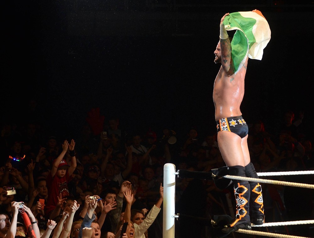 CM Punk;<br>WWE RAW Superstars Returned to The O2 Arena