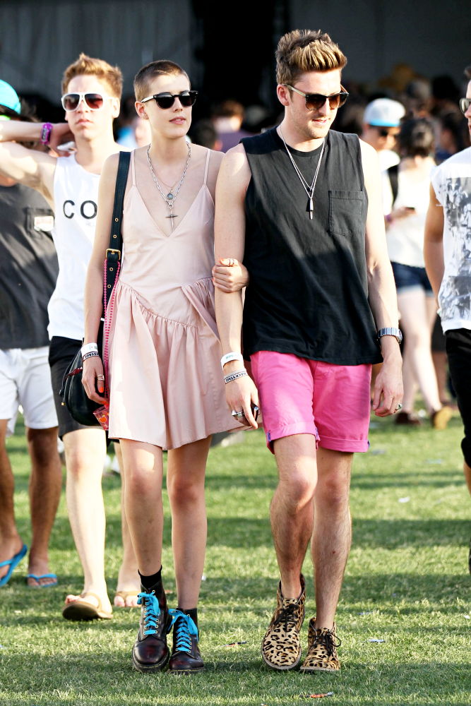 Agyness Deyn;Nick Grimshaw;<br>The 2010 Coachella Valley Music and Arts Festival - Day 1
