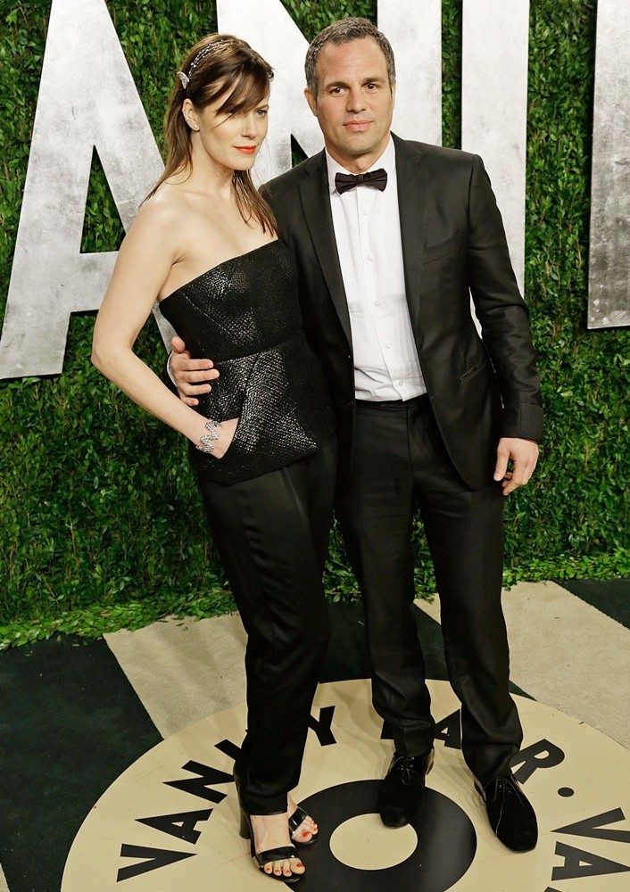 Sunrise Coigney;Mark Ruffalo;<br>2013 Vanity Fair Oscar Party - Arrivals
