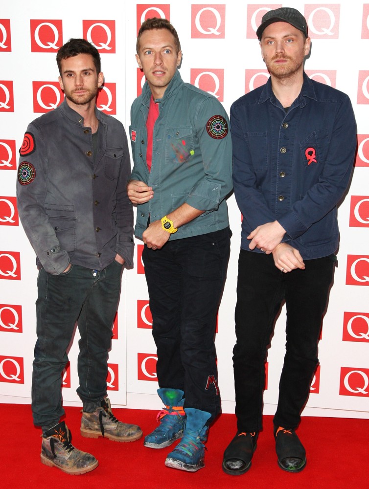 Coldplay;<br>The Q Awards 2011 - Arrivals
