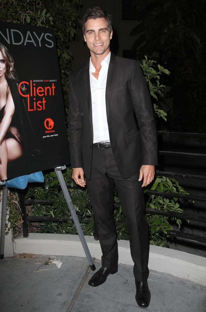 Colin Egglesfield;<br>Lifetime And Sony Pictures Television Red Carpet Launch Party for The Client List
