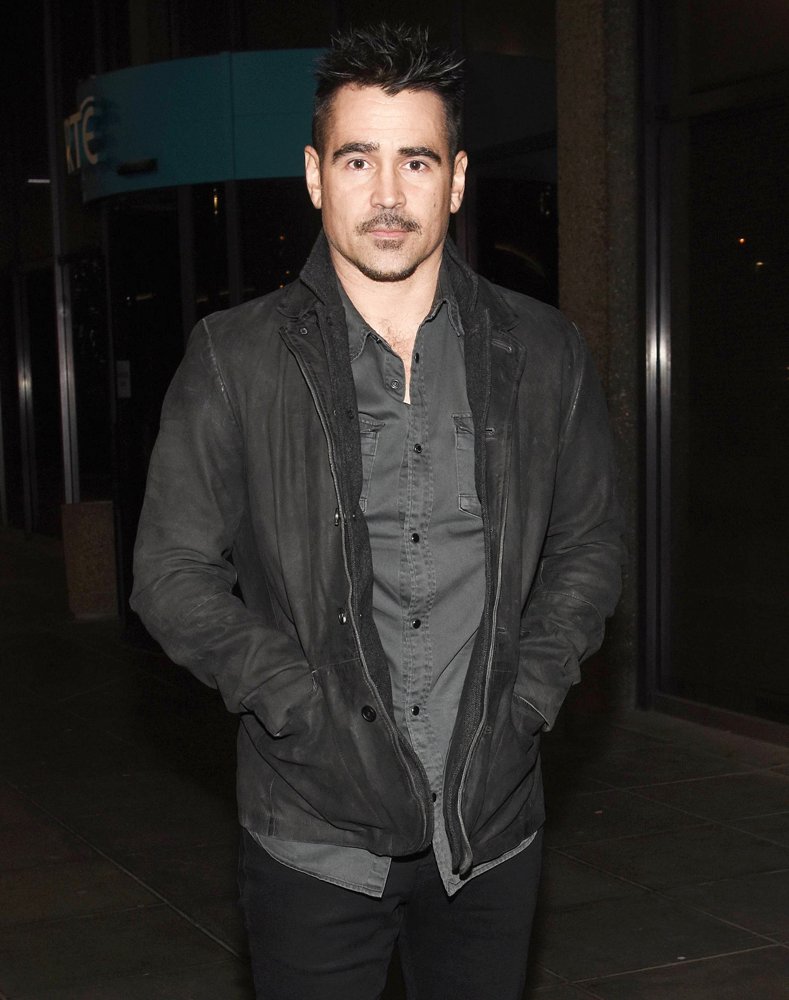 Colin Farrell Arrives at RTE Studios for The Late Late Show