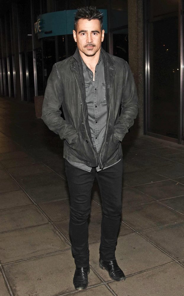 Colin Farrell Arrives at RTE Studios for The Late Late Show