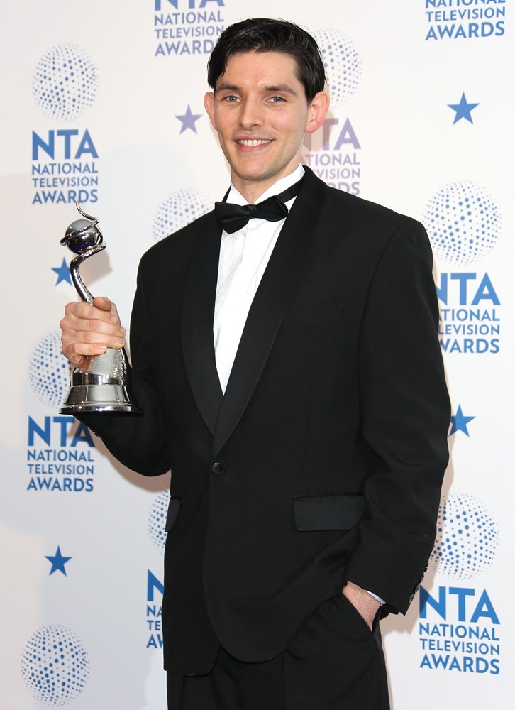 Colin Morgan;<br>National Television Awards 2013 - Press Room