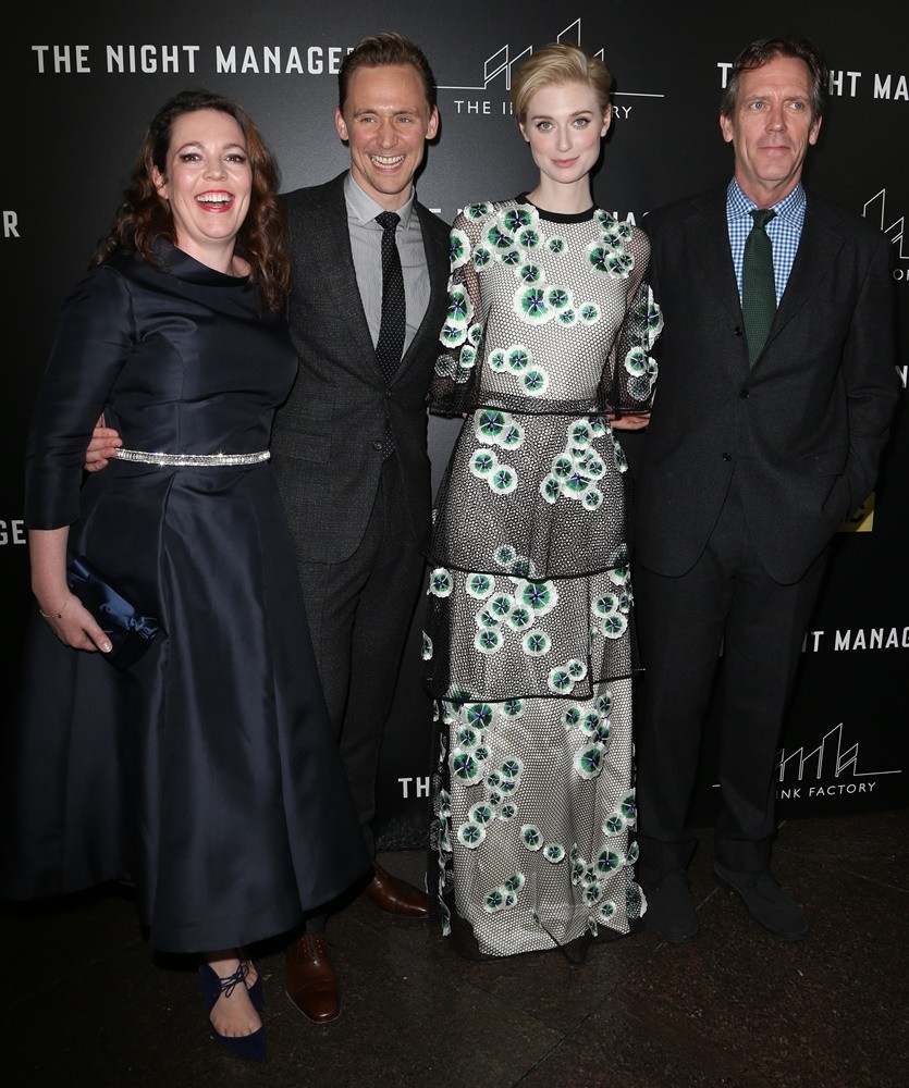 Olivia Colman;Tom Hiddleston;Elizabeth Debicki;Hugh Laurie;<br>Premiere of AMC's The Night Manager - Arrivals