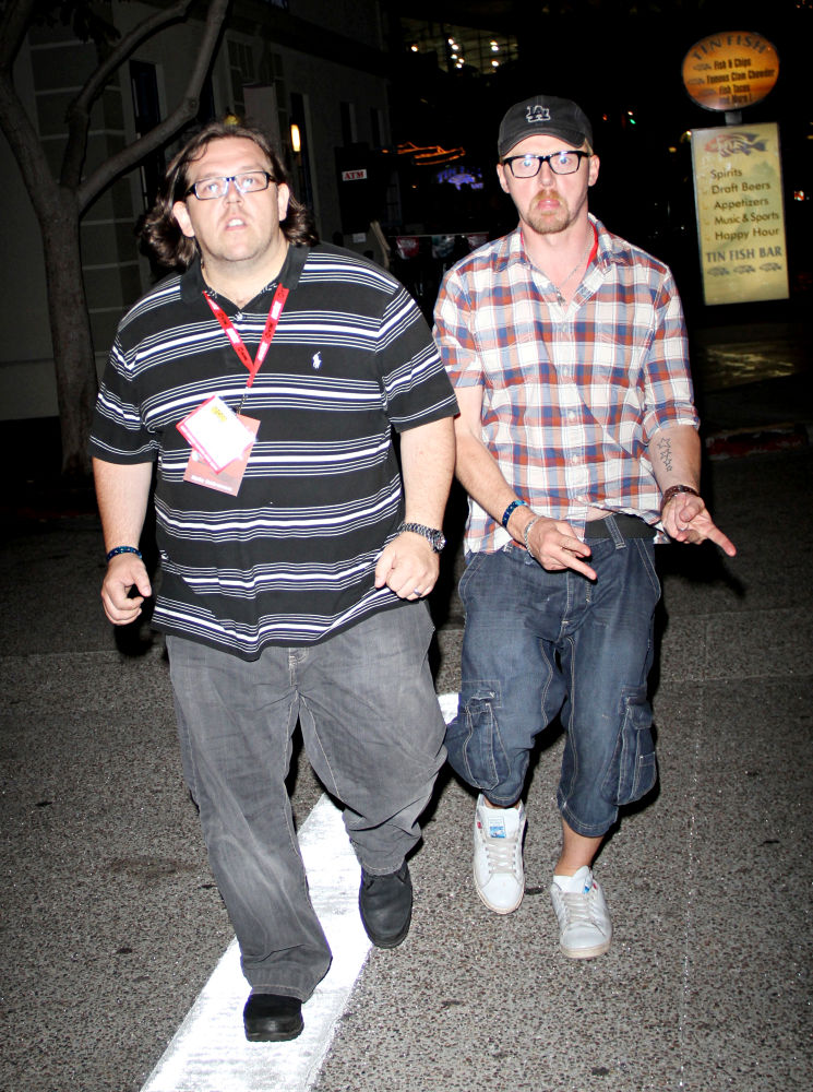 Nick Frost;Simon Pegg;<br>Comic Con 2010 - Day 1 - Arrivals