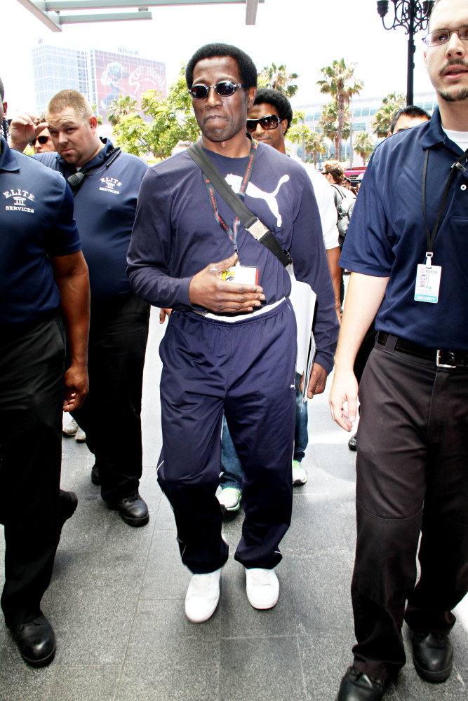 Wesley Snipes;<br>Out and About at Comic-Con 2010 - Day 3