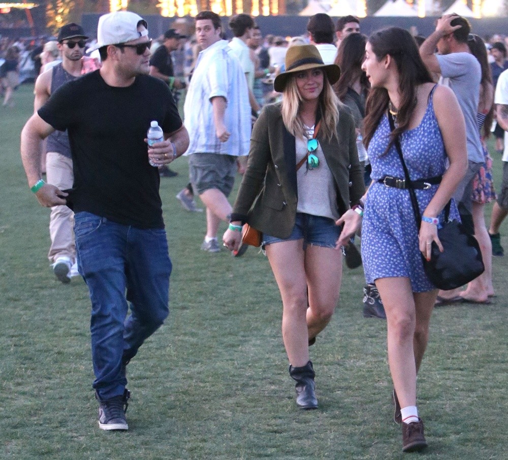 Mike Comrie;Hilary Duff;<br>The 2013 Coachella Valley Music and Arts Festival - Week 1 Day 1
