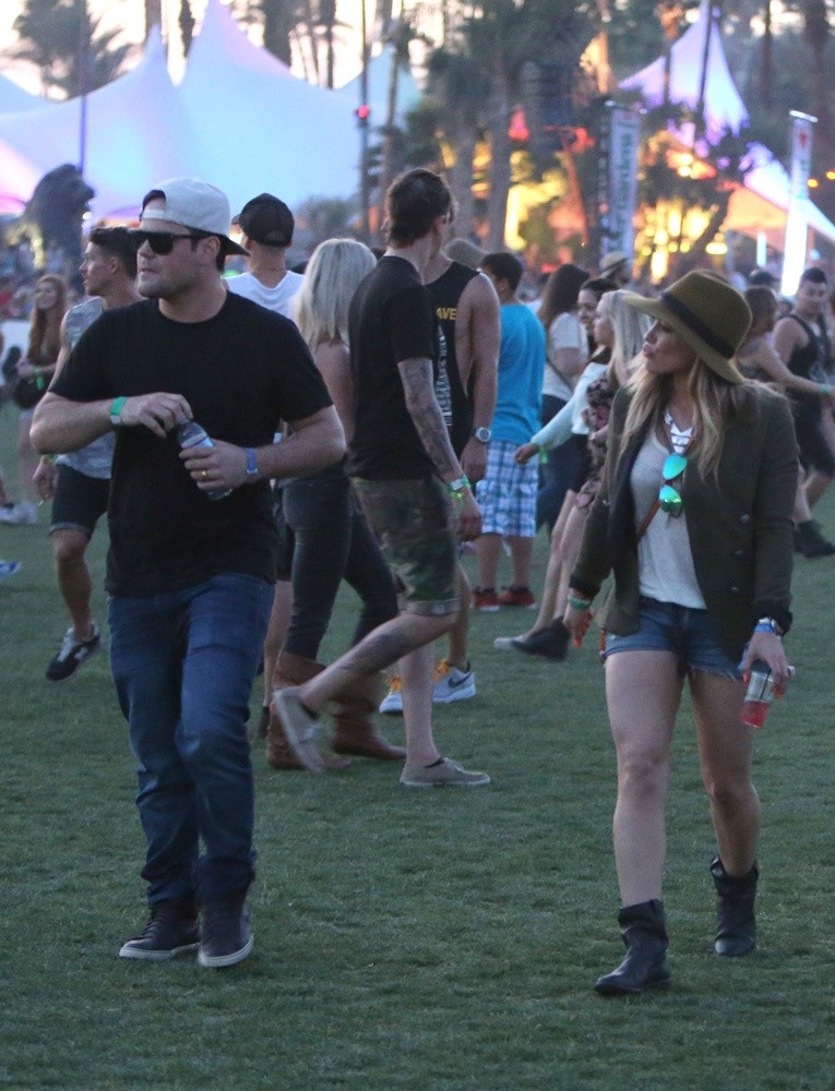 Mike Comrie;Hilary Duff;<br>The 2013 Coachella Valley Music and Arts Festival - Week 1 Day 1