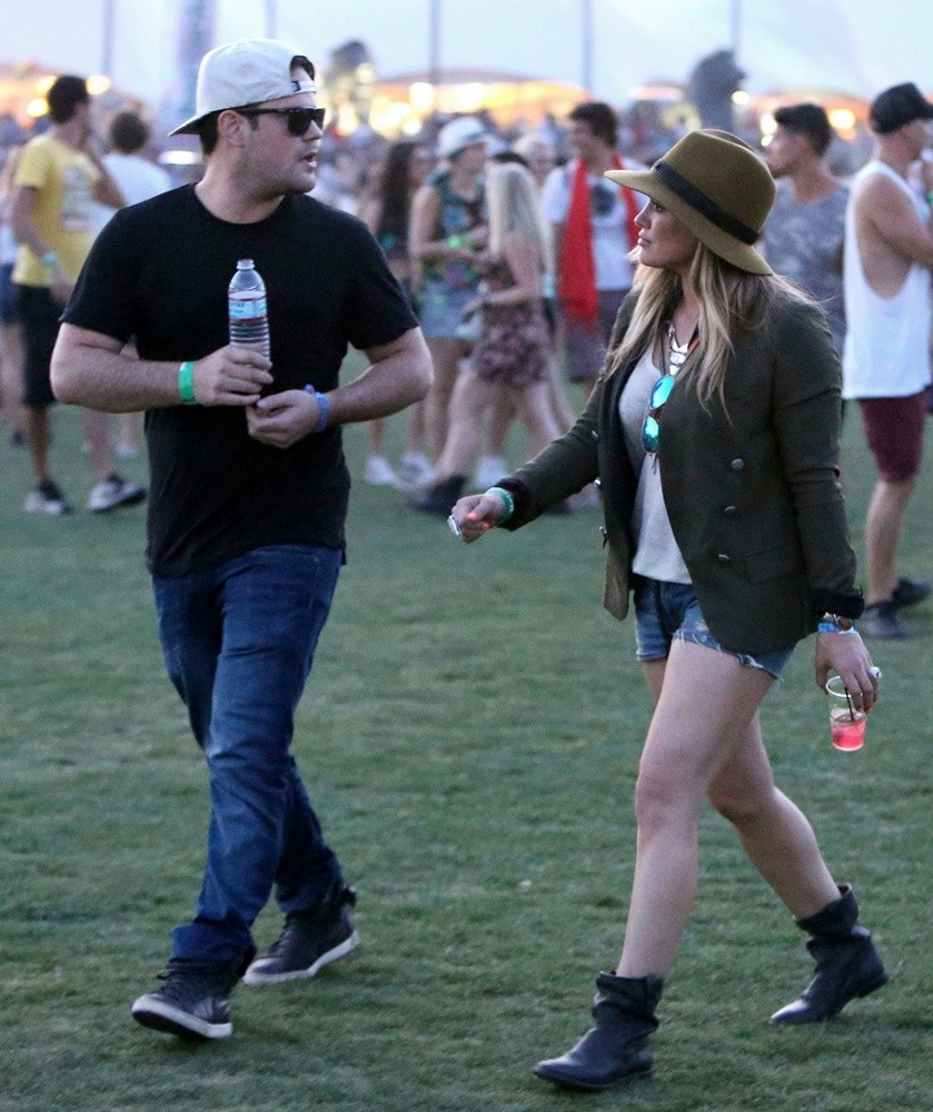 Mike Comrie;Hilary Duff;<br>The 2013 Coachella Valley Music and Arts Festival - Week 1 Day 1