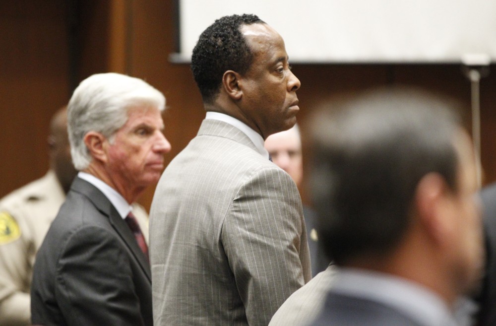 Conrad Murray;<br>Dr. Conrad Murray Remained Expressionless After The Jury Returned with A Guilty Verdict