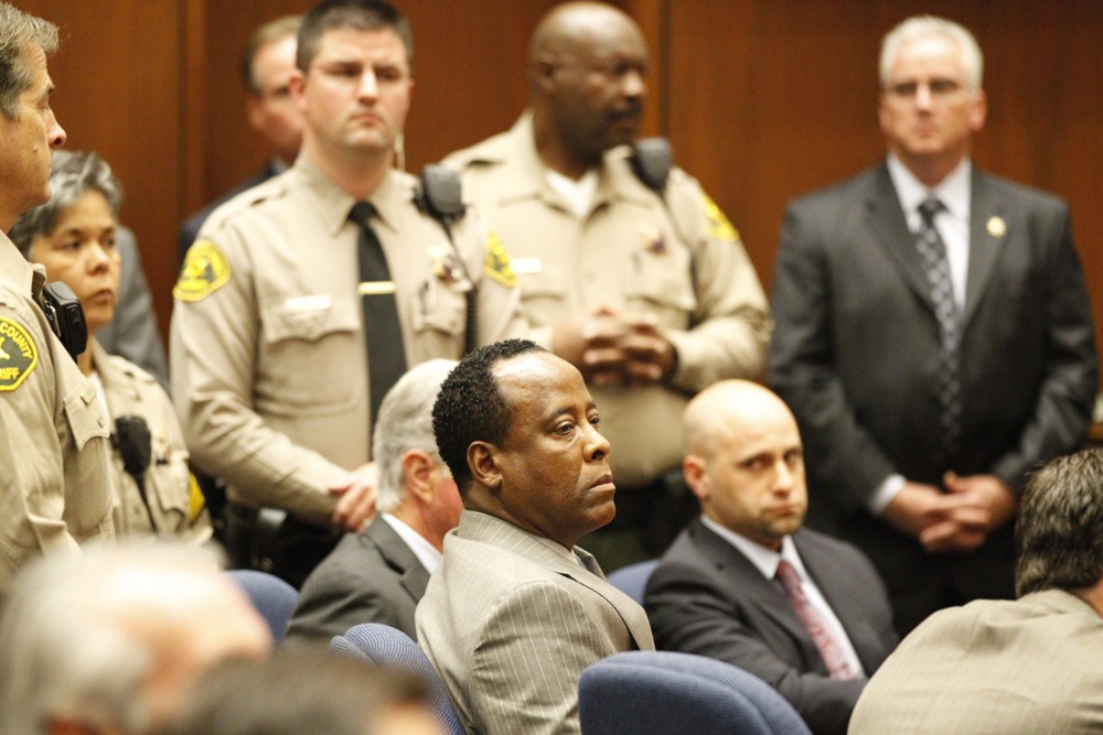 Conrad Murray;<br>Dr. Conrad Murray Remained Expressionless After The Jury Returned with A Guilty Verdict