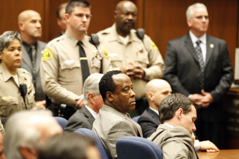 Conrad Murray;<br>Dr. Conrad Murray Remained Expressionless After The Jury Returned with A Guilty Verdict
