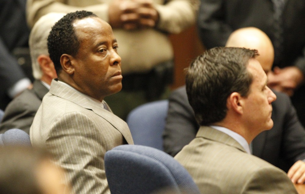 Conrad Murray;<br>Dr. Conrad Murray Remained Expressionless After The Jury Returned with A Guilty Verdict