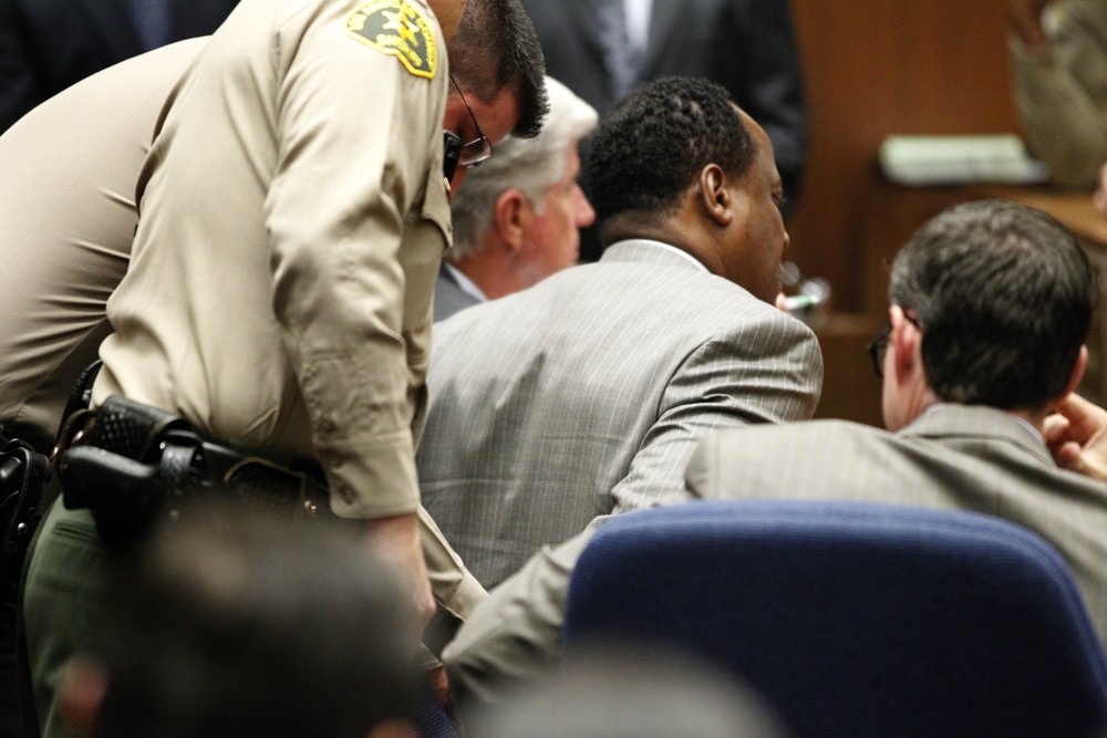 Conrad Murray;<br>Dr. Conrad Murray Remained Expressionless After The Jury Returned with A Guilty Verdict