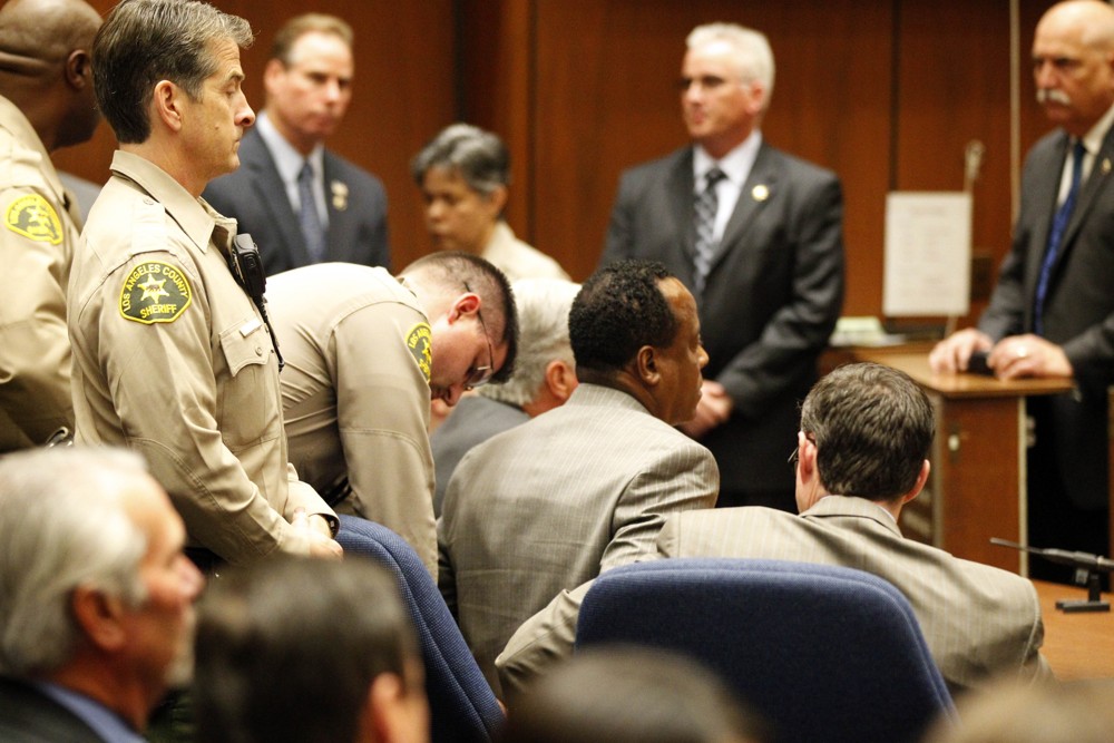 Conrad Murray;<br>Dr. Conrad Murray Remained Expressionless After The Jury Returned with A Guilty Verdict