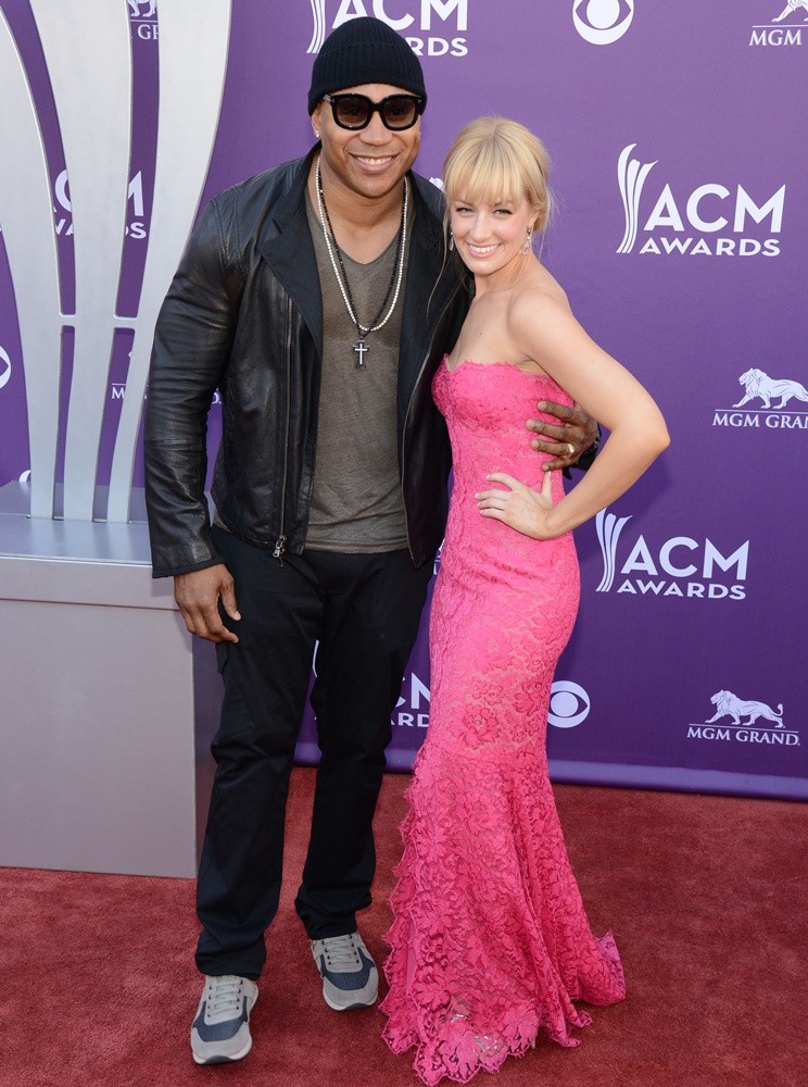 LL Cool J;Beth Behrs;<br>48th Annual ACM Awards - Arrivals