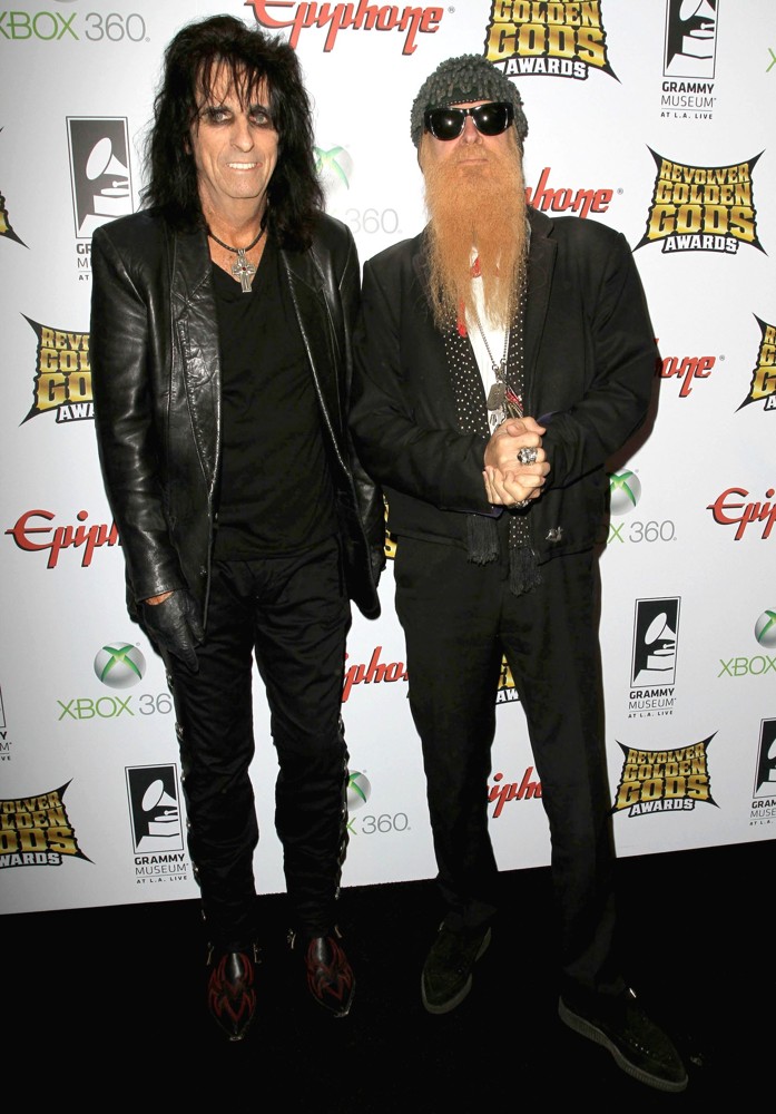 Alice Cooper;Billy Gibbons;<br>2012 Revolver Golden Gods Awards Show