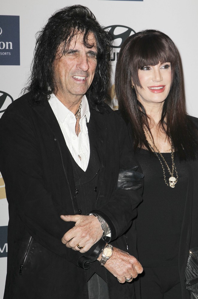 Alice Cooper;Sheryl Goddard;<br>Clive Davis and The Recording Academy's 2013 Pre-Grammy Gala and Salute to Industry Icons