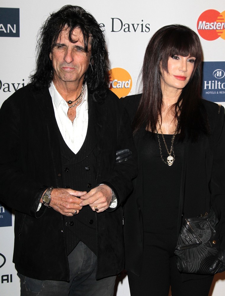 Alice Cooper;Sheryl Goddard;<br>Clive Davis and The Recording Academy's 2013 Pre-Grammy Gala and Salute to Industry Icons