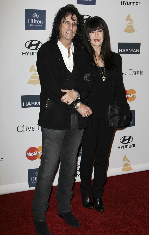 Alice Cooper;Sheryl Goddard;<br>Clive Davis and The Recording Academy's 2013 Pre-Grammy Gala and Salute to Industry Icons