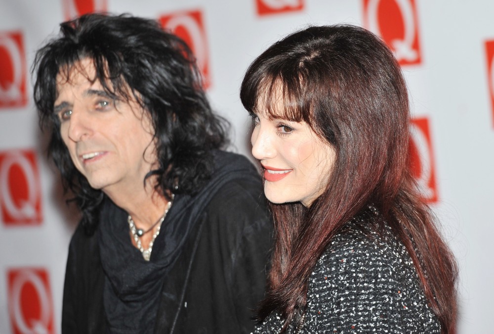 Alice Cooper;Sheryl Goddard;<br>The Q Awards 2012 - Arrivals
