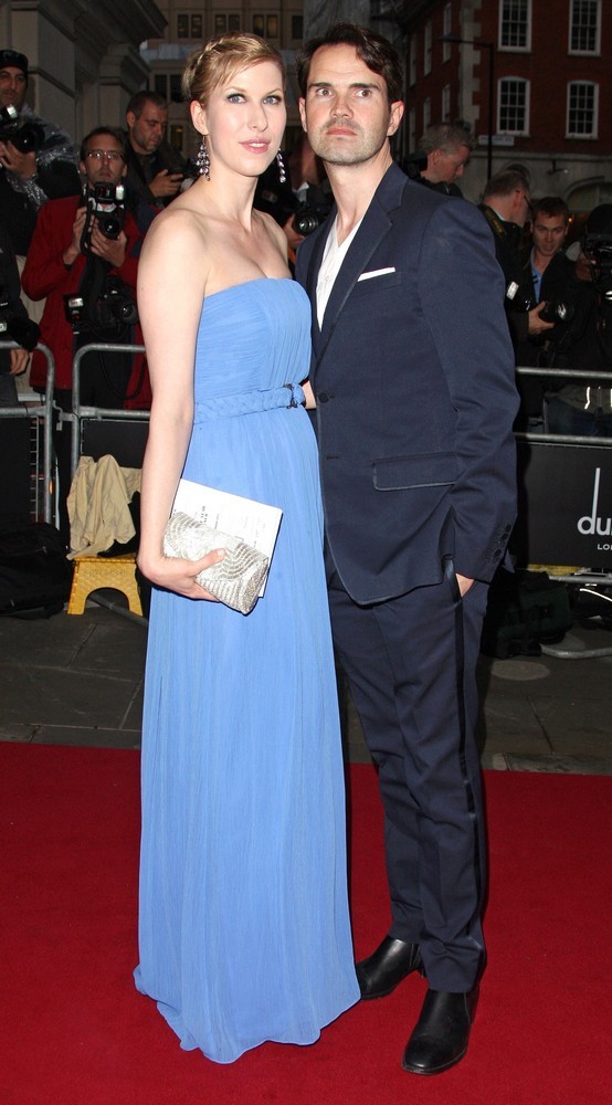 Karoline Copping;Jimmy Carr;<br>GQ Men of The Year Awards 2011 - Arrivals