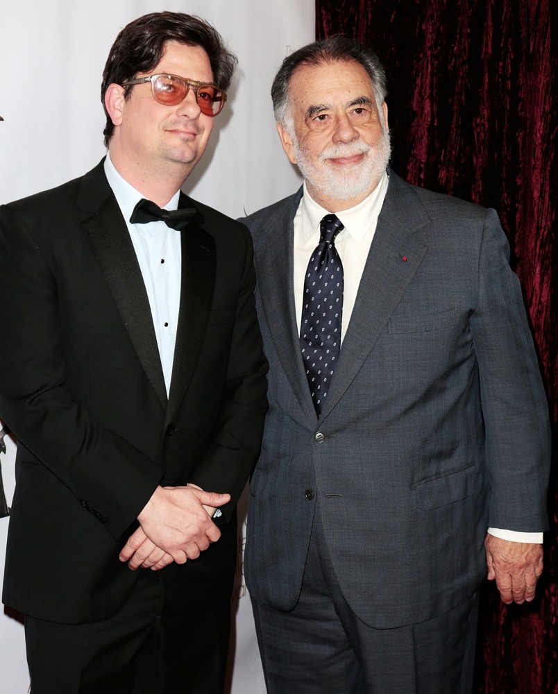 Roman Coppola;Francis Ford Coppola;<br>2013 Writers Guild Awards - Arrivals