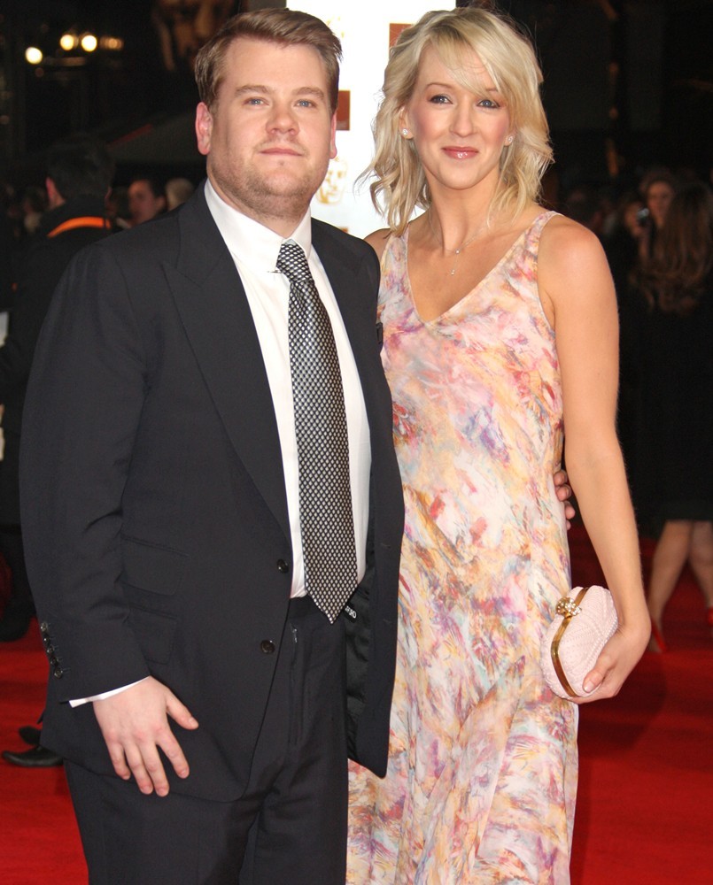 James Corden;Julia Carey;<br>Orange British Academy Film Awards 2012 - Arrivals
